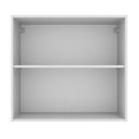Ver mais imagens de Armário de Cozinha Aéreo 70 cm 2 Portas Branco/Preto Agata Madesa