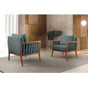 Ver imagem 4 de Poltrona Decorativa Madeira Maciça Helena