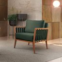 Ver imagem 6 de Poltrona Decorativa Madeira Maciça Helena