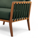 Ver imagem 5 de Poltrona Decorativa Madeira Maciça Helena Veludo Verde