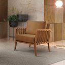 Ver imagem 6 de Poltrona Decorativa Madeira Maciça Helena