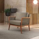 Ver imagem 6 de Poltrona Decorativa Madeira Maciça Helena