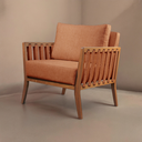 Ver mais imagens de Poltrona Decorativa Madeira Maciça Helena