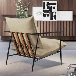 Poltrona Metal Industrial Agatha Luxo - 6