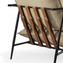 Ver imagem 4 de Poltrona Metal Industrial Agatha Luxo Bege