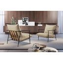 Ver imagem 7 de Poltrona Metal Industrial Agatha Luxo