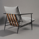 Ver mais imagens de Poltrona Metal Industrial Agatha Luxo