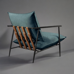 Poltrona Metal Industrial Agatha Luxo - 8
