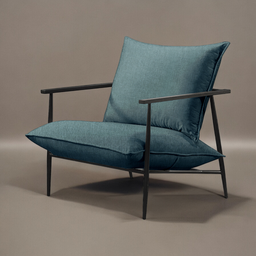 Poltrona Metal Industrial Agatha Luxo - 5