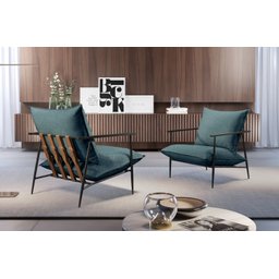 Poltrona Metal Industrial Agatha Luxo - 7