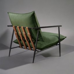 Poltrona Metal Industrial Agatha Luxo - 8