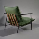 Ver mais imagens de Poltrona Metal Industrial Agatha Luxo Verde
