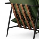 Ver imagem 4 de Poltrona Metal Industrial Agatha Luxo Verde
