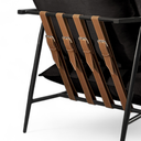 Ver imagem 4 de Poltrona Metal Industrial Agatha Luxo Preto