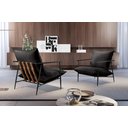 Ver imagem 7 de Poltrona Metal Industrial Agatha Luxo Preto