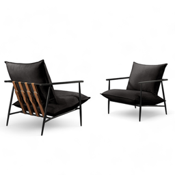 Poltrona Metal Industrial Agatha Luxo - 2