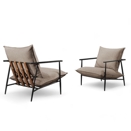 Poltrona Metal Industrial Agatha Luxo - 2