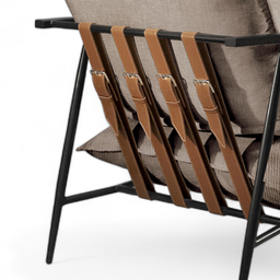 Poltrona Metal Industrial Agatha Luxo - 4