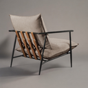 Ver mais imagens de Poltrona Metal Industrial Agatha Luxo