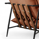 Ver imagem 4 de Poltrona Metal Industrial Agatha Luxo Laranja Terracota