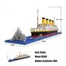 Brinquedo Blocos De Montar Navio Rms Titanic Peças Cruzeiro - 4
