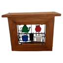 Ver imagem 5 de Escorredor de louças de ferro e madeira suporte para 5 pratos 6 copos 6 xicaras talheres e panos art