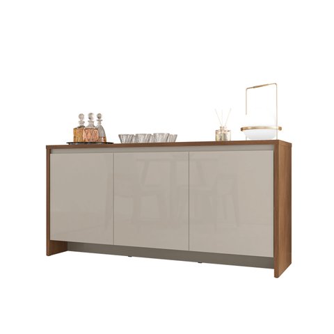 Buffet Madri Cedro com Off White - Móveis Casa D
