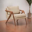 Ver imagem 1 de Poltrona Madeira Maciça Mona Luxo