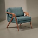 Ver imagem 7 de Poltrona Madeira Maciça Mona Luxo