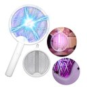 Ver imagem 3 de Raquete Uv para Mosquitos 4 em 1 Atração com Luz Ultravioleta Funções Manual e Portátil