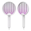 Ver imagem 1 de Raquete Uv para Mosquitos 4 em 1 Atração com Luz Ultravioleta Funções Manual e Portátil