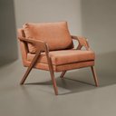 Ver imagem 7 de Poltrona Madeira Maciça Mona Luxo