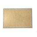 Ver imagem 3 de Kit 10 Base Retangular 25x30 Cm Mdf Cru para Cesto Crochê Fio de Malha