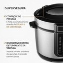Ver imagem 5 de Panela de Pressão Elétrica Mondial Digital Master Cooker 5l 14 Funções 900w Preto/inox 220v - Pe