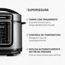 Ver imagem 4 de Panela de Pressão Elétrica Mondial Digital Master Cooker 5l 14 Funções 900w Preto/inox 220v - Pe
