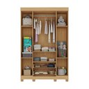 Ver imagem 3 de Guarda-roupa Infantil 122cm 4 Portas e 2 Gavetas Allegra Multimóveis Mp4443 Madeirado Madeirado