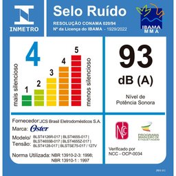 Liquidificador Oster Clássico Vermelho Oster 1,25l 110v Blst4126r-017 - 6