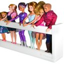 Ver imagem 3 de 1 Prateleira organizadora bonecas Barbie brinquedo 60x20x7