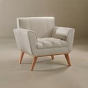 Ver imagem 6 de Poltrona Madeira Maciça Lyz Luxo