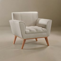 Poltrona Madeira Maciça Lyz Luxo - 6