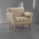 Ver imagem 5 de Poltrona Madeira Maciça Lyz Luxo