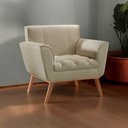 Ver imagem 1 de Poltrona Madeira Maciça Lyz Luxo