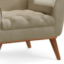 Ver imagem 4 de Poltrona Madeira Maciça Lyz Luxo