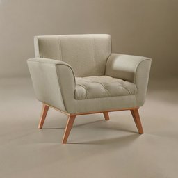 Poltrona Madeira Maciça Lyz Luxo - 6