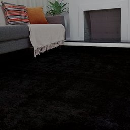 Tapete Macio Preto 2.00x2.50 Antiderrapante Inspira Comfort - 6