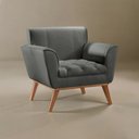 Ver imagem 6 de Poltrona Madeira Maciça Lyz Luxo