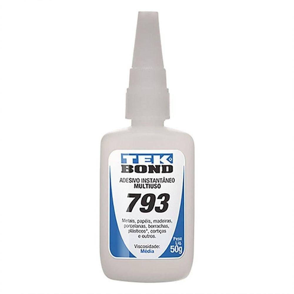 Adesivo Instantâneo 793 Frasco 50g Tekbond Super Bonder - 2