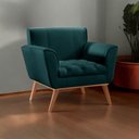 Ver imagem 1 de Poltrona Madeira Maciça Lyz Luxo