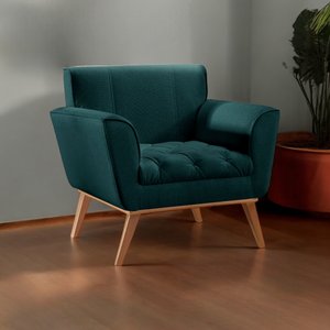 Poltrona Madeira Maciça Lyz Luxo