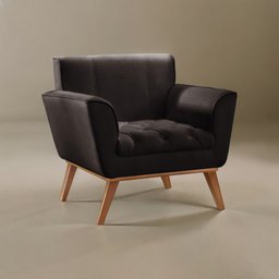 Poltrona Madeira Maciça Lyz Luxo - 6